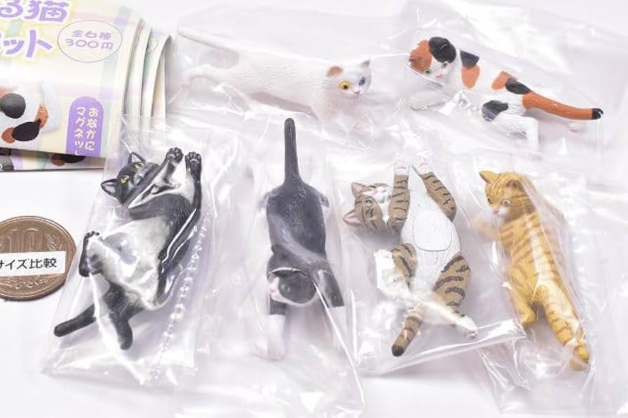 Amazon.co.jp: のぼる猫 マグネット [全6種セット(フルコンプ