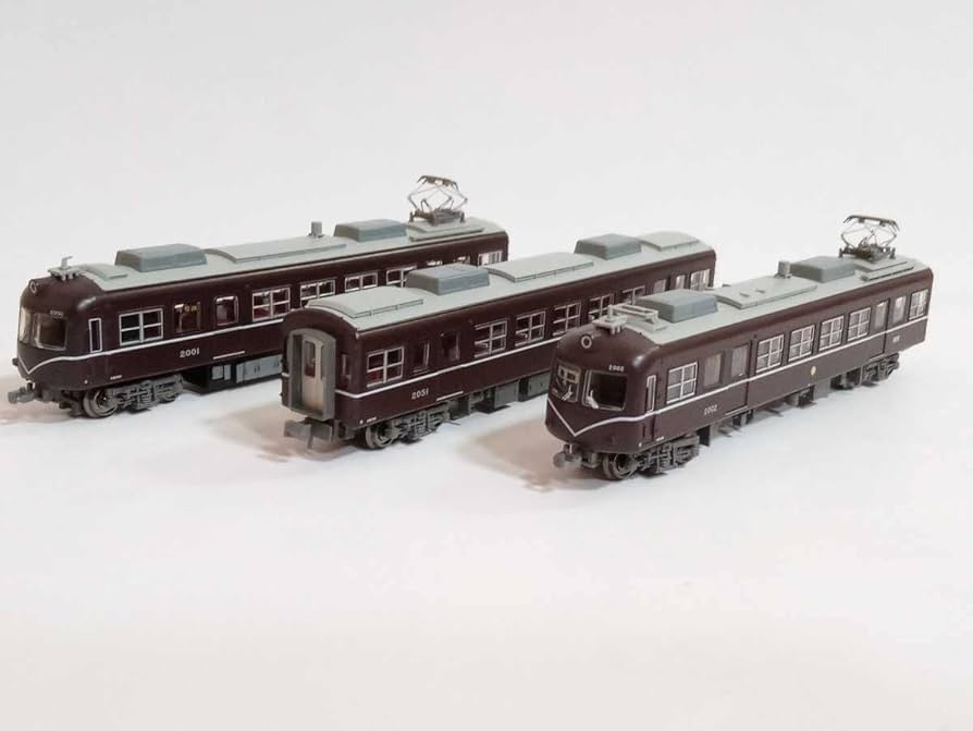 Amazon | マイクロエース A-3364 長野電鉄2000系 A編成 復活茶色塗装
