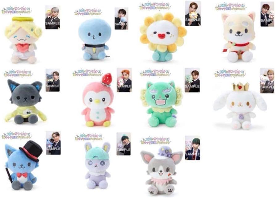 Amazon.co.jp: JOCHUM ジェオチャム JO1 ぬいぐるみ 11体セット : おもちゃ