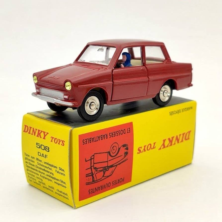 1:43 Atlas Dinky Toys 508 for DAF Red Diecast Model Toy Car