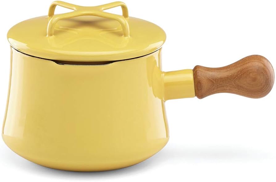 Amazon.com: DANSK Yellow Kobenstyle 1 Qt. Saucepan, 2.65 LB: Home
