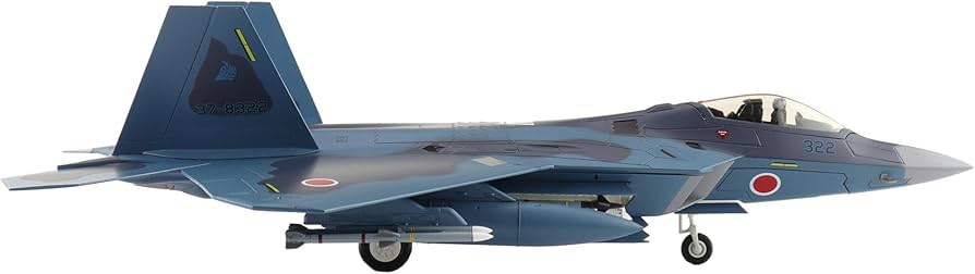 Amazon.co.jp: HOBBY MASTER 1/72 F-22 ラプター 航空自衛隊 想定塗装