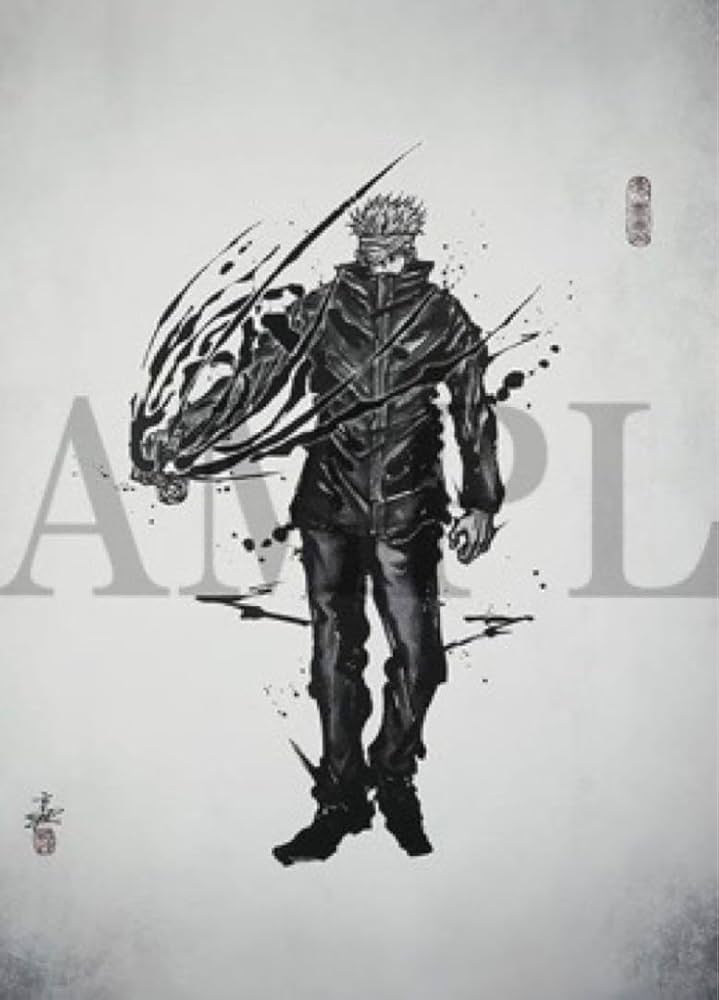 Amazon.co.jp: 呪術廻戦0展 五条悟 B2ポスター : おもちゃ