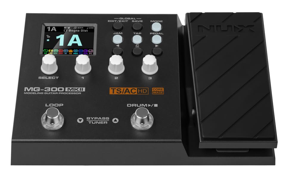 Amazon | NUX(ヌックス) マルチエフェクトペダル MG-300 MKII 36IR