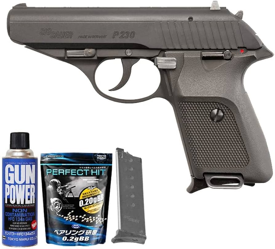 Amazon | KSC SIG P230 JP HW ブラック ガスブローバック | ハンドガン