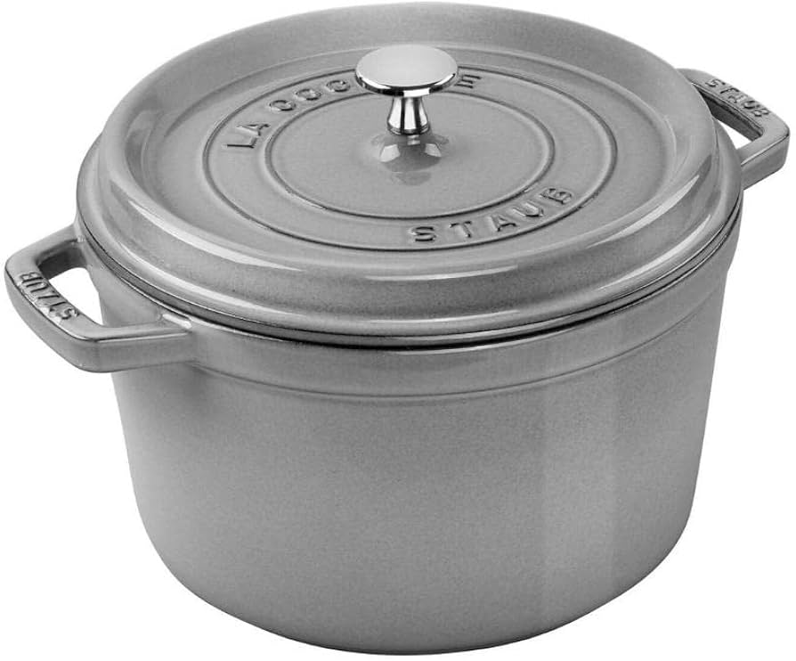 Amazon.co.jp: Staub ストウブ 「グランドココット グレー 24? 4.65L
