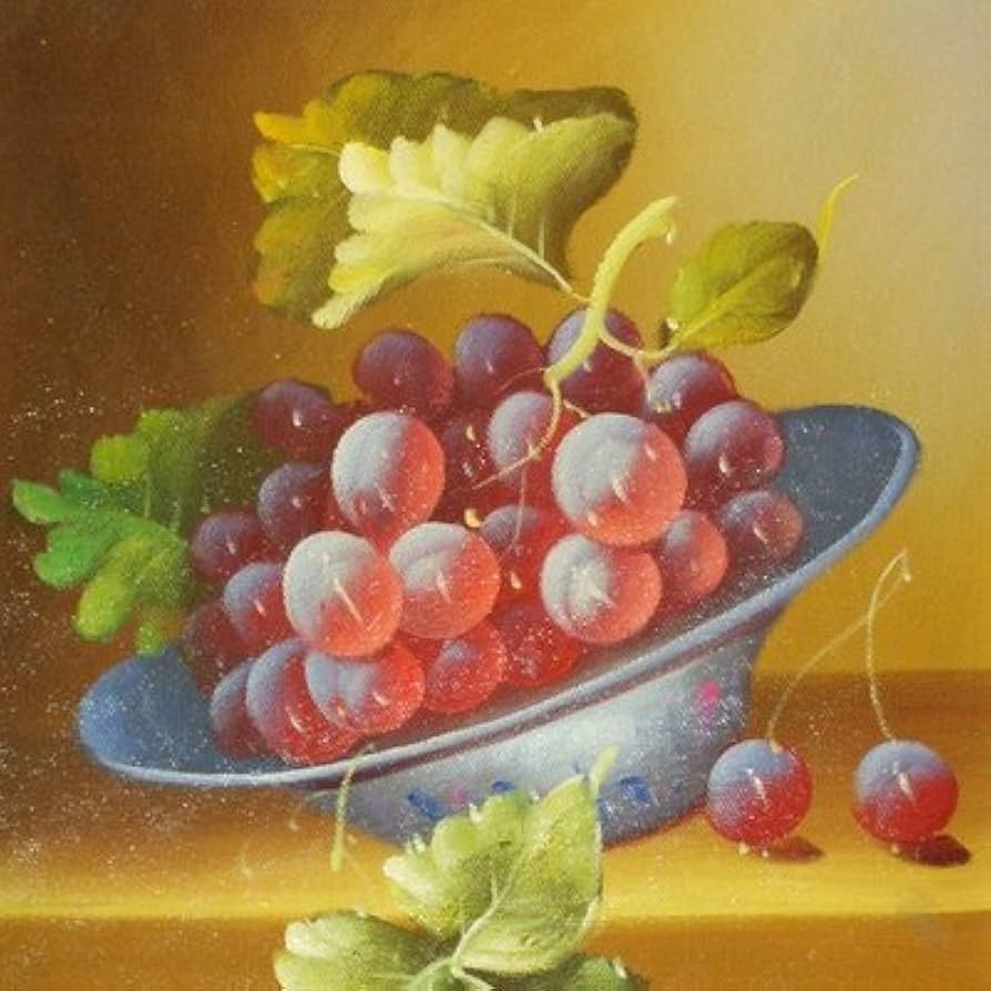 Amazon.co.jp: 油絵 葡萄 3号Fサイズ 【油絵 直筆絵画】 : おもちゃ