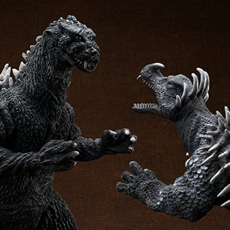Amazon.co.jp: 東宝30cmシリーズ ゴジラ1955 & アンギラス1955 限定