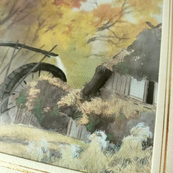 Amazon.co.jp: 川合玉堂展 限定200部 川合玉堂 彩雨 印刷 絵画 絹本