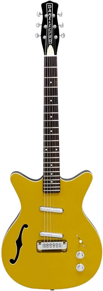 Amazon.com: Danelectro Fifty Niner DC Semi-hollowbody Electric