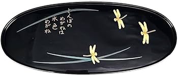 Amazon.co.jp: 輪島 千舟堂造輪島塗 摂田勢津子作 5枚 漆芸朱漆器盆飾