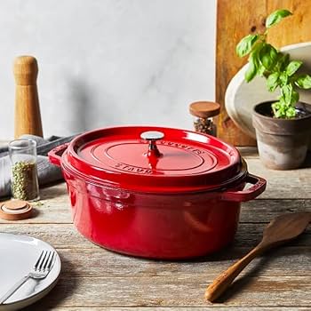 Amazon｜staub ストウブ 「 ピコ ココット オーバル チェリー 31cm