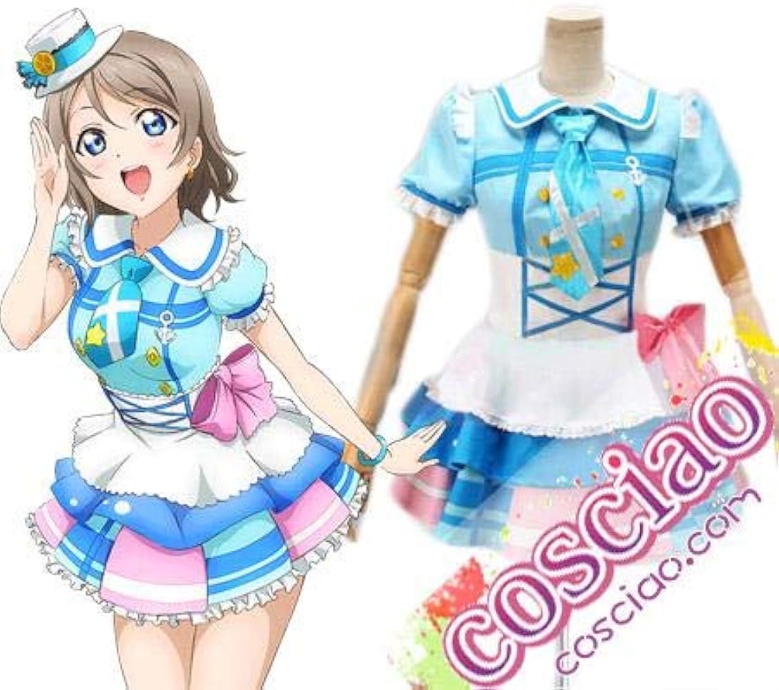 Amazon.co.jp: [ZYS cos] ラブライブ!サンシャイン!! 渡辺曜 コスプレ