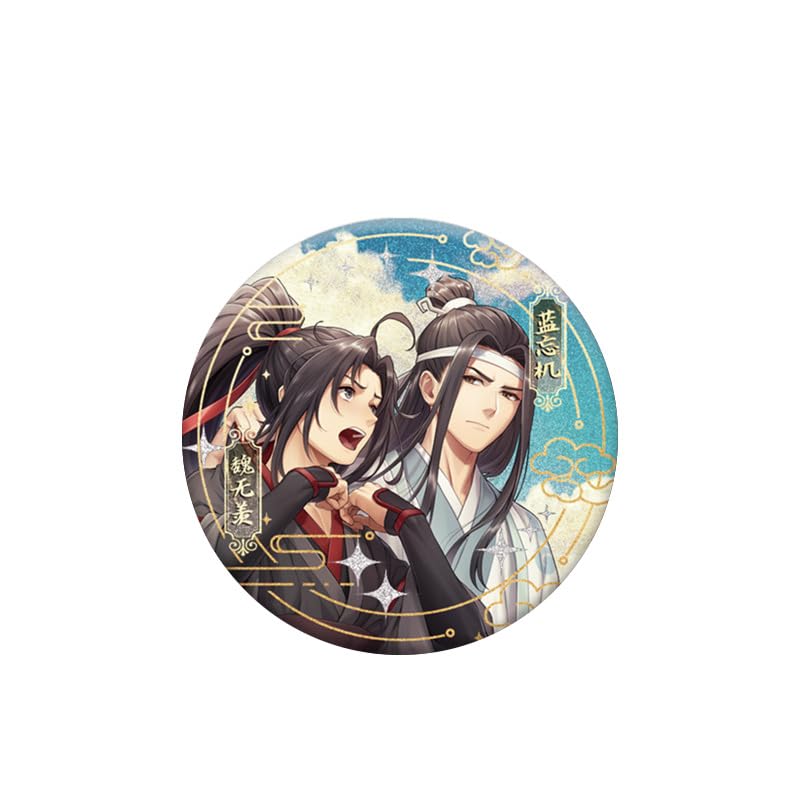 Amazon.co.jp: 魔道祖師 グッズ 魔道祖師 缶バッジ バッジセット 金属