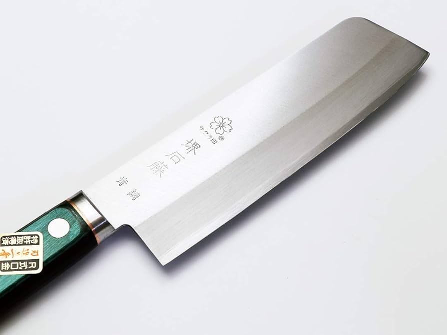 Amazon | 堺石藤 青鋼（あおこう） 本割込 薄刃型包丁 | e刃物