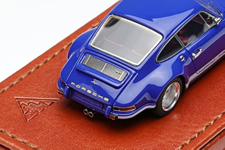 Amazon | Titan64 1/64 Singer 911 (964) Coupe ブルー 完成品 TM001J