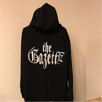 Amazon.co.jp: ガゼット the GazettE BLACK MORALパーカー ロゴ刺繍