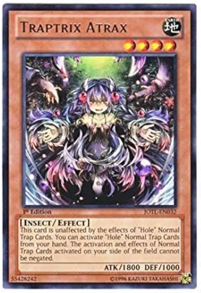 Amazon.co.jp: 遊戯王 英語版 JOTL-EN032 Traptrix Atrax アトラの蟲惑