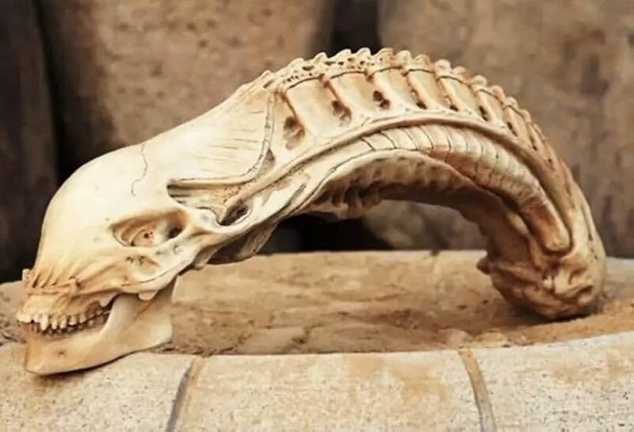 Amazon.co.jp: エイリアン スカルモデル 頭蓋骨 完全再現標本 モデル