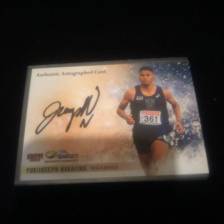 Amazon.co.jp: 陸上選手中島ジョセフ佑気90枚限定直筆サイントレカ