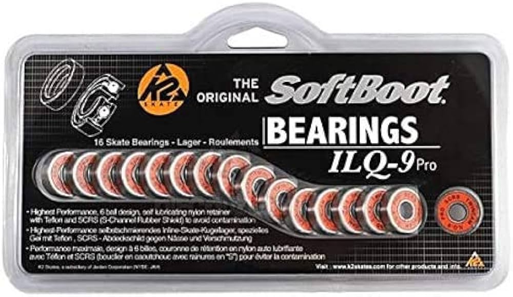 Amazon | K2(ケーツー) インライン ベアリング ILQ-9 PRO 16個入 4輪