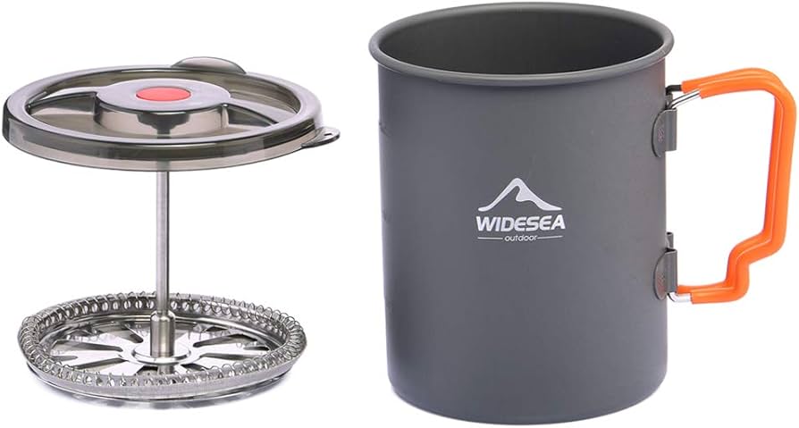 Amazon.com: widesea Camping Coffee Pot 750ML, French Press Coffee