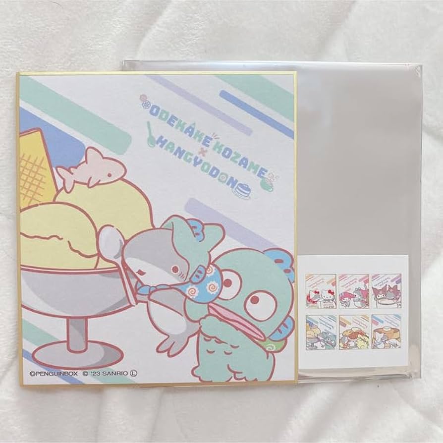 Amazon.co.jp: おでかけ子ザメ サンリオver トレーディング色紙