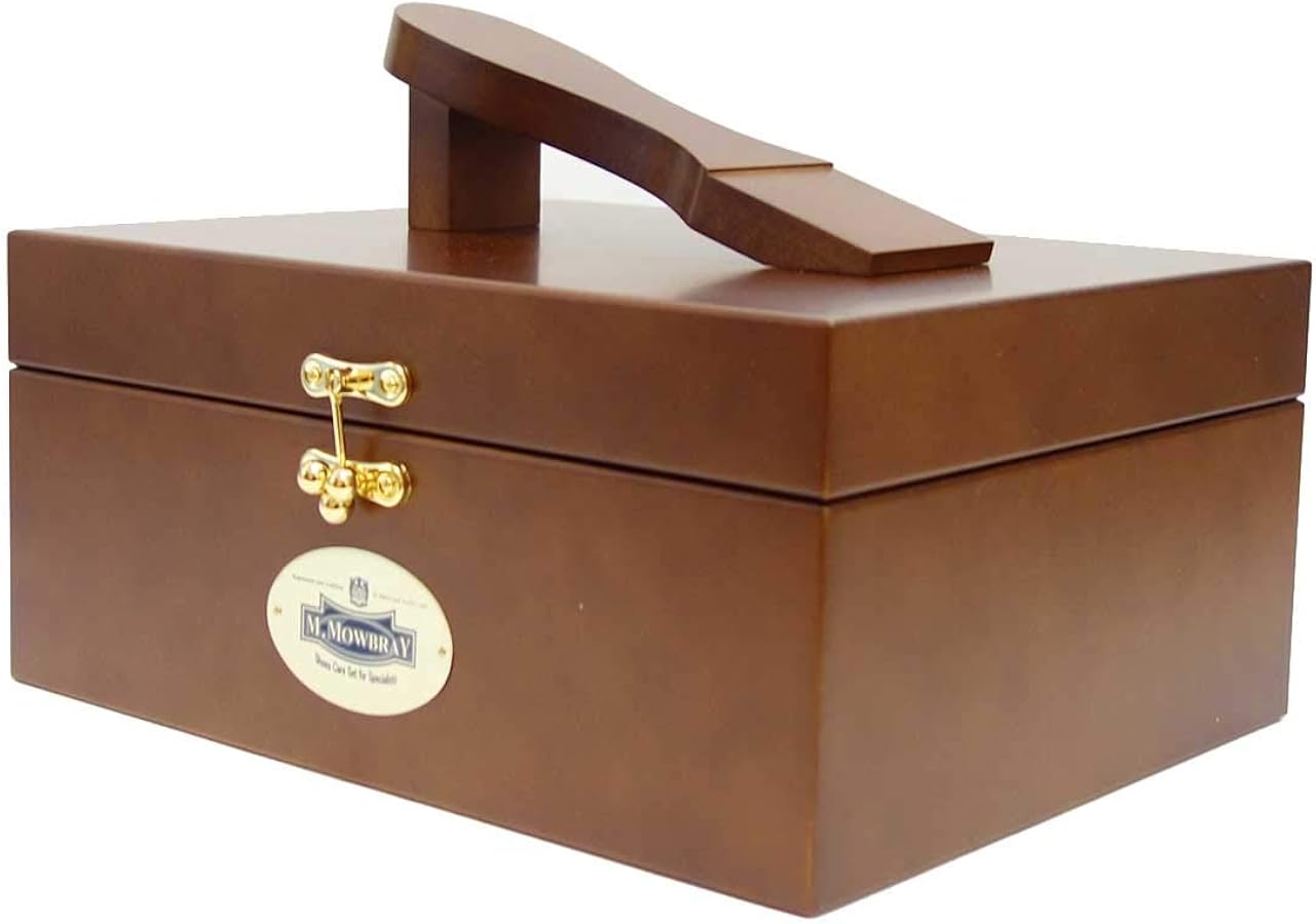 Amazon | [M.MOWBRAY(エム・モゥブレィ)] 靴固定台付き木箱入り R