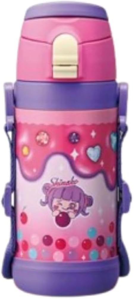 Amazon | しなこちゃん 水筒 450ml【真空二重構造・保冷保温対応