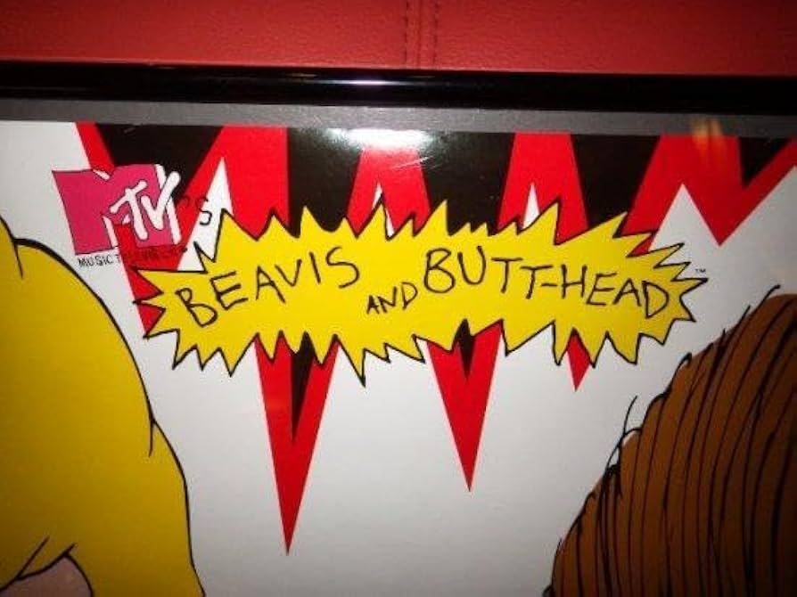 Amazon.co.jp: 90'Sビーバス バットヘッドポスター 2 MTV ビンテージ