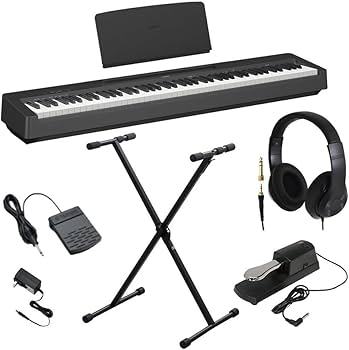 Amazon | ヤマハ P-145B 電子ピアノ Xスタンド・ダンパーペダル
