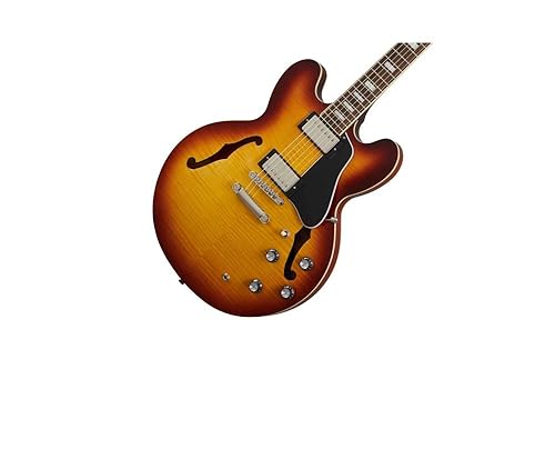 Amazon.com: Epiphone ES335 Figured Top Semi Hollowbody, Raspberry