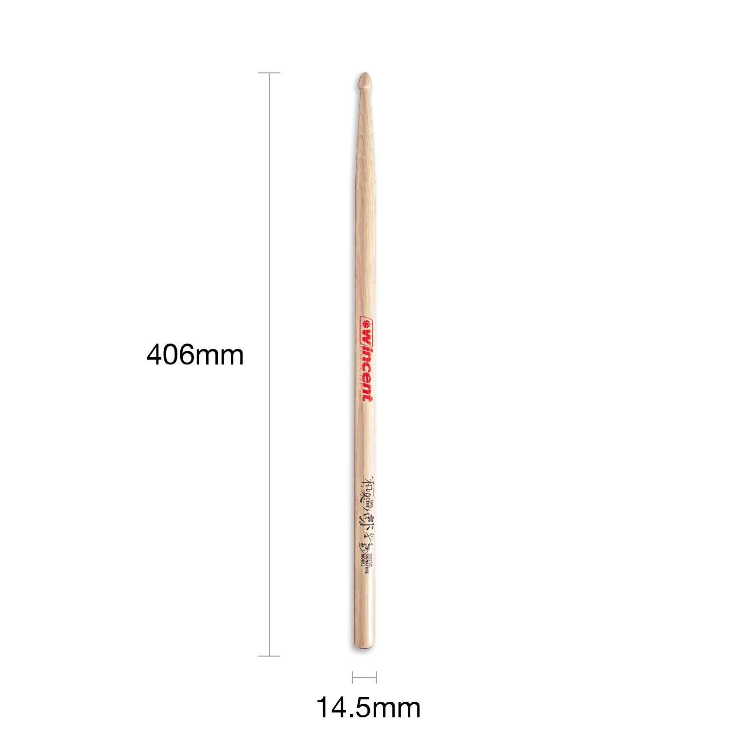 Amazon | Wincent Drumsticks (Hickory) ドラムスティック W-WSB (山葵