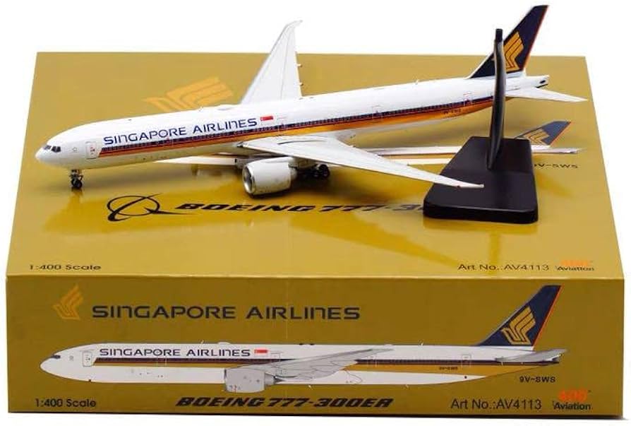Amazon | シンガポール航空B777-300ER 特別塗装 1/400 模型