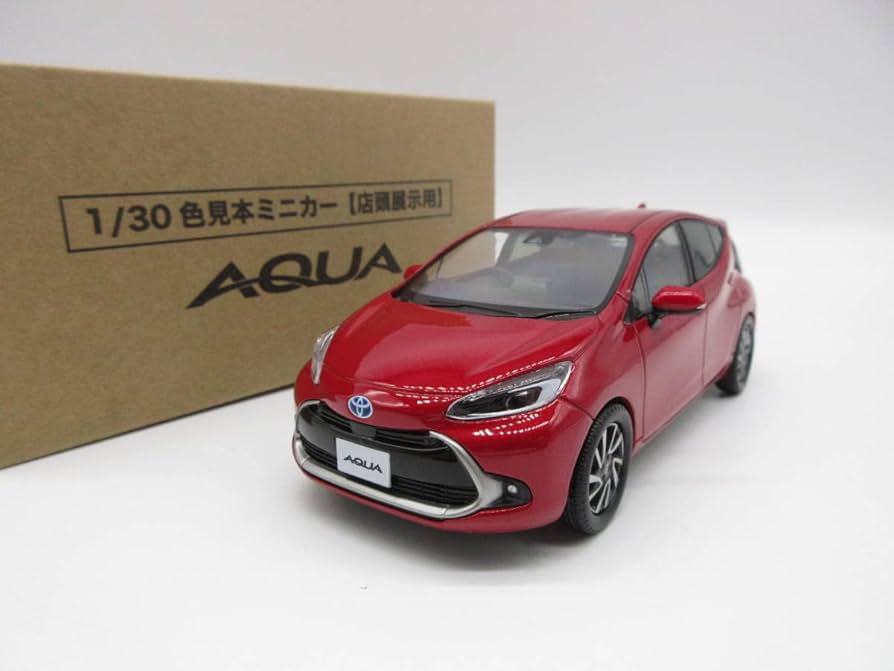 Amazon | 1/30 トヨタ 新型アクア AQUA カラーサンプル ミニカー