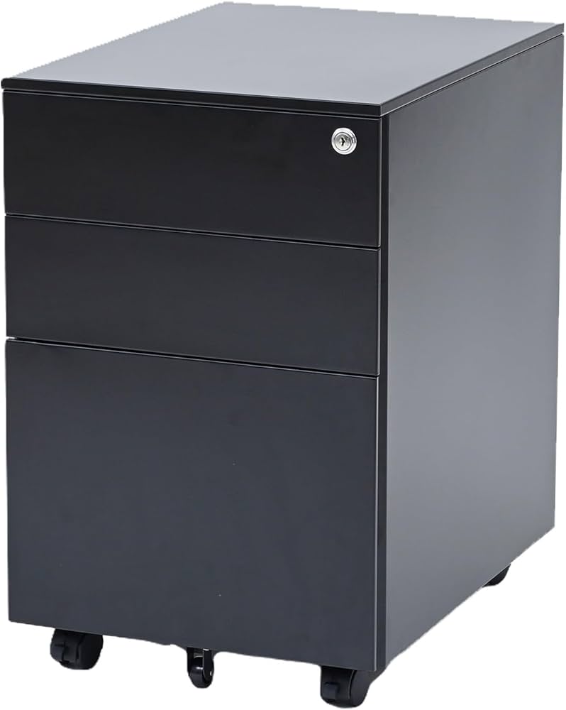 Amazon.co.jp: 山善(YAMAZEN) ワゴン キャスター付き 3段 鍵付き