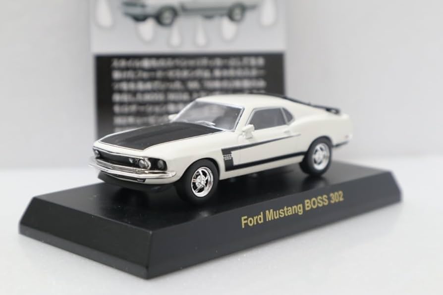 Amazon | 京商 1/64 フォード マスタング BOSS 302 白 ホワイト USA
