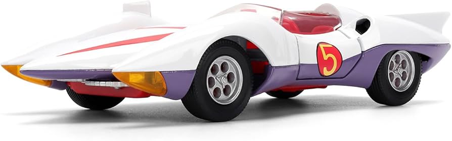 Amazon.com: Jada Mach 5 Speed Racer, White Toys 35882-1/32 Scale