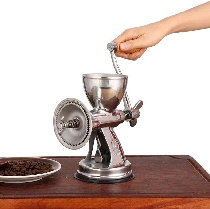 Amazon｜手挽き穀物製粉機 手動粉砕機 家庭用 卓上型 小型