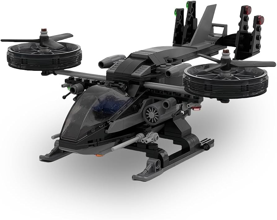 Amazon.co.jp: Moc Future Technology ヘリコプター クリエイティブ