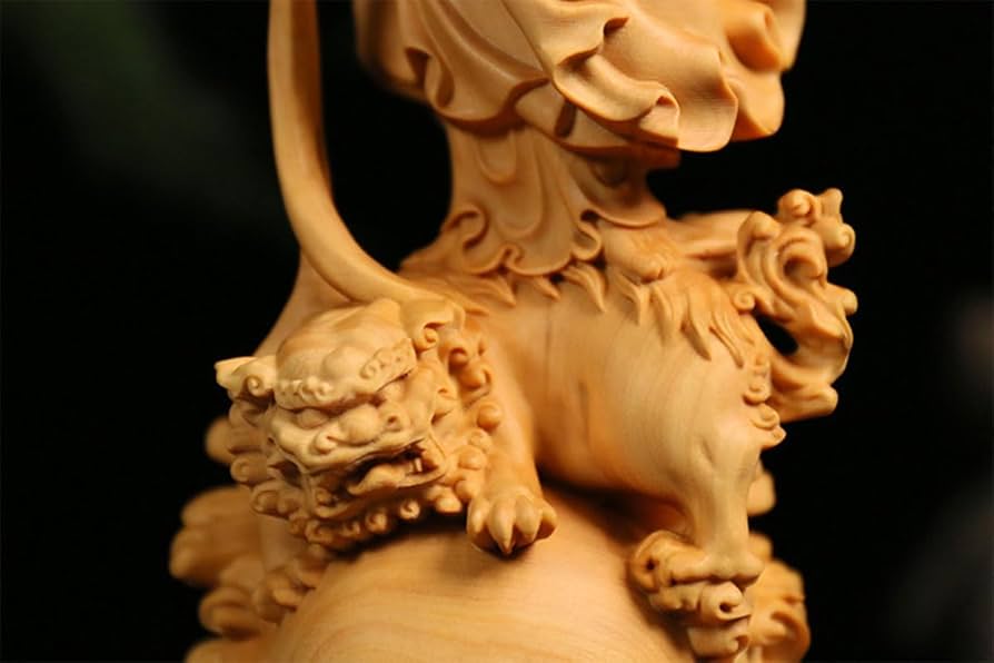 Amazon｜dsdsad 達磨大師 仏像 木彫り (高さ21cm×巾7cm）ツゲ製高級