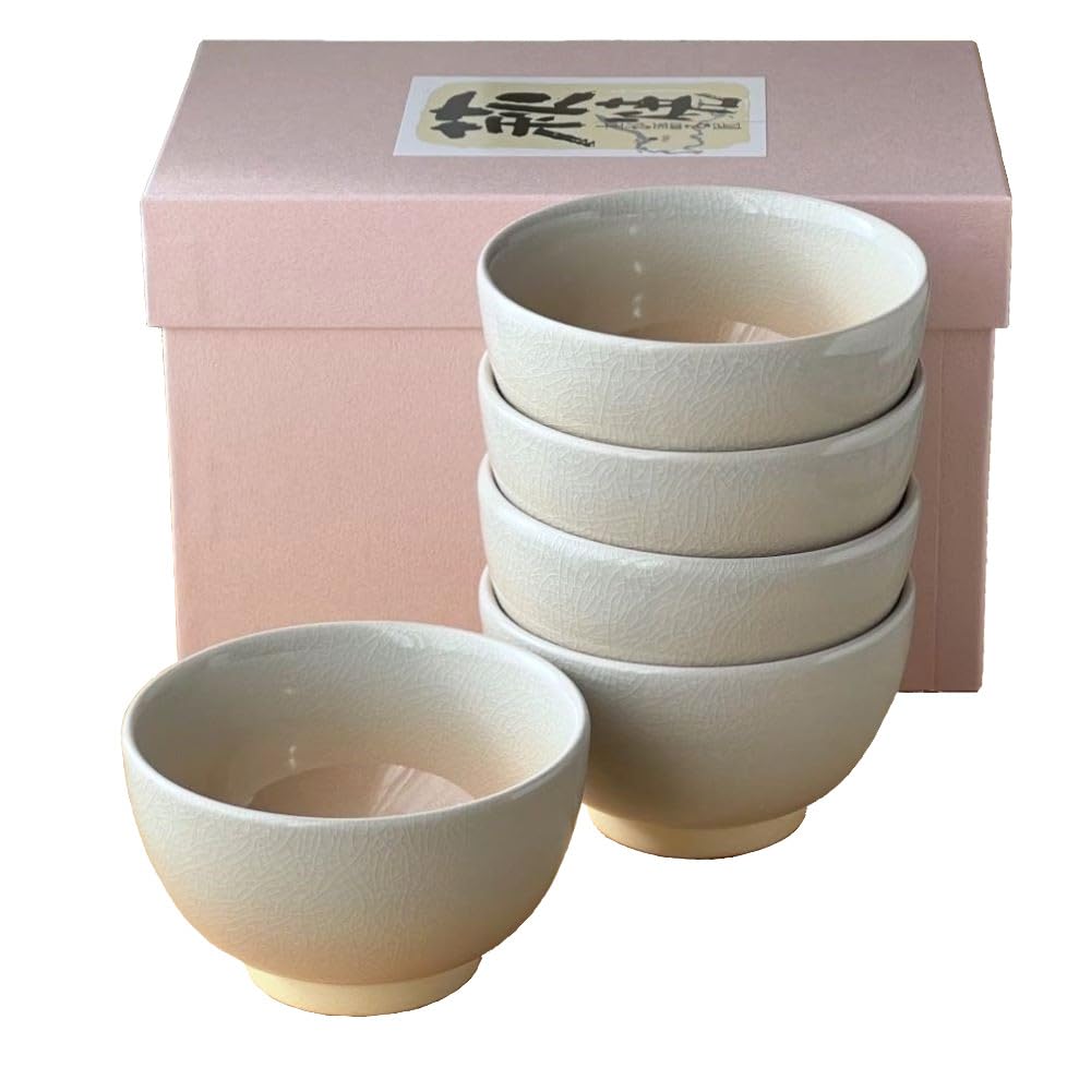 Amazon | 風景ドットコム 萩焼 汲み出し 5客揃 日本製 煎茶 湯のみ