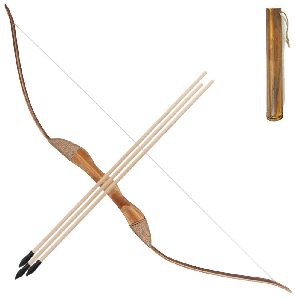 Amazon.co.jp: TOPARCHERY おもちゃ 木製の弓 アーチェリーセット 伝統