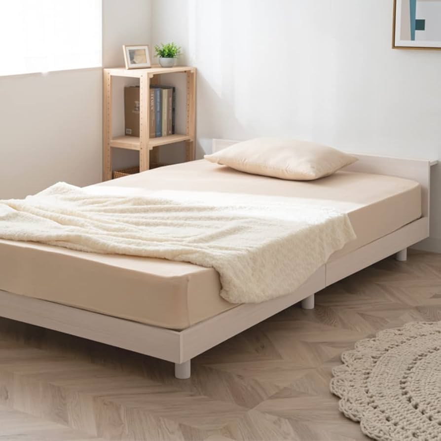 Amazon｜アイリスプラザ ベッドフレーム 2口コンセント・USBポート付き