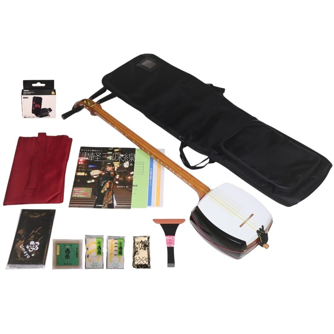 Amazon | 津軽三味線[初心者用]梅屋オリジナルオールインワンセット