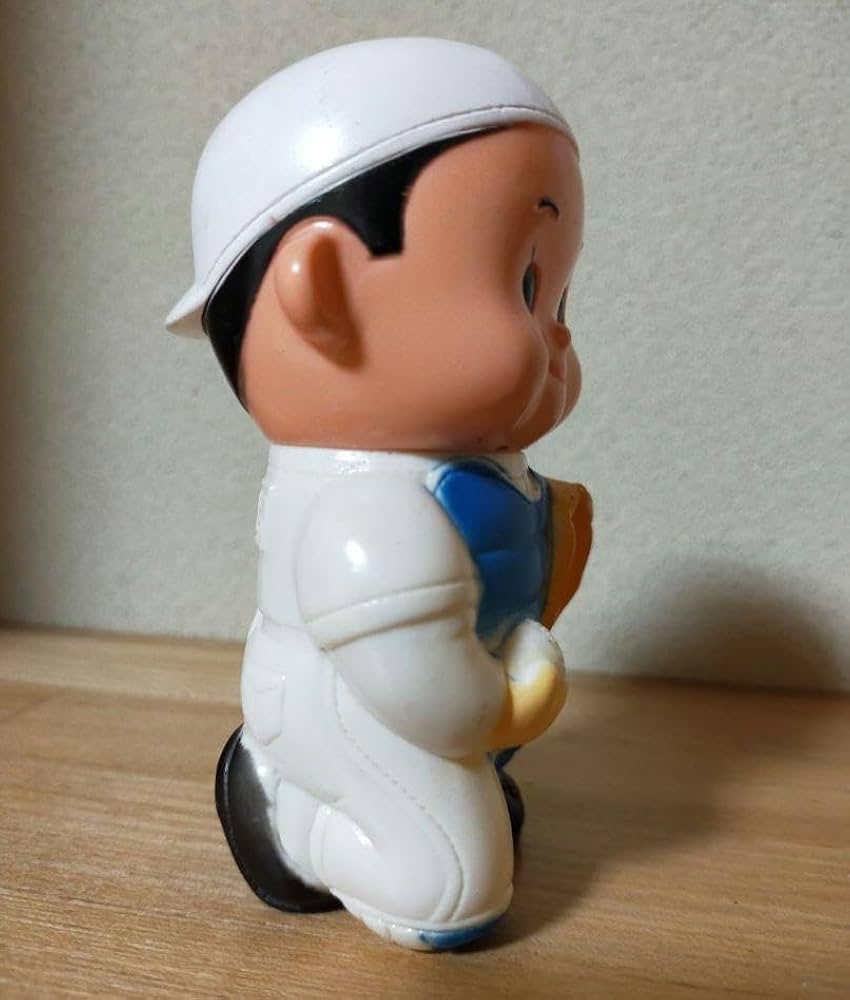 Amazon.co.jp: ソフビ人形 ふくちゃん人形 野球 福井銀行 昭和レトロ