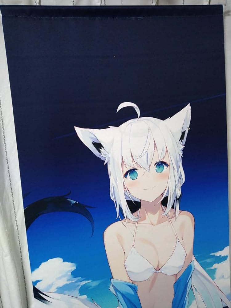 Amazon.co.jp: ホロライブ 白上フブキ 等身大タペストリー : おもちゃ