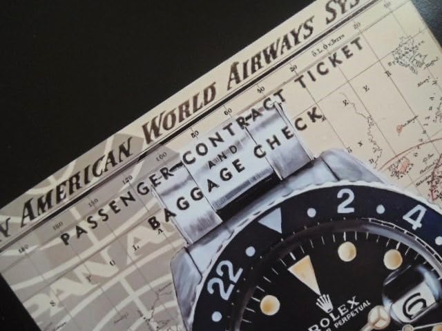 Amazon.co.jp: A4 額付き ポスター 時計 ロレックスアート GMTマスター