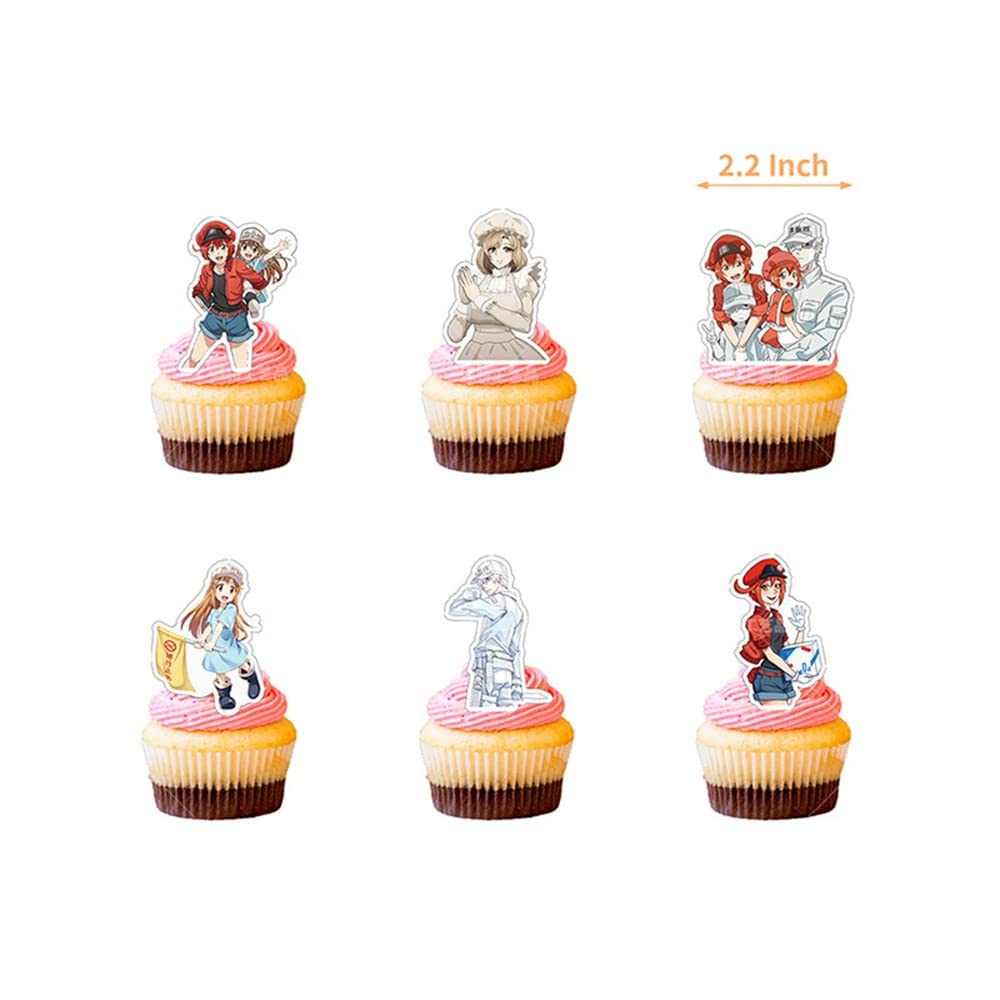 Amazon.co.jp: はたらく細胞 誕生日 飾り付け パーティー セット 漫画