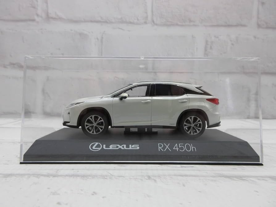 Amazon | ミニカー 1/43 レクサス RX450h ホワイト ディーラー正規品